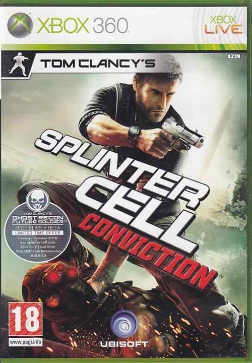Tom Clancys Splinter Cell Conviction - XBOX 360 (B Grade) (Used) (Eng)